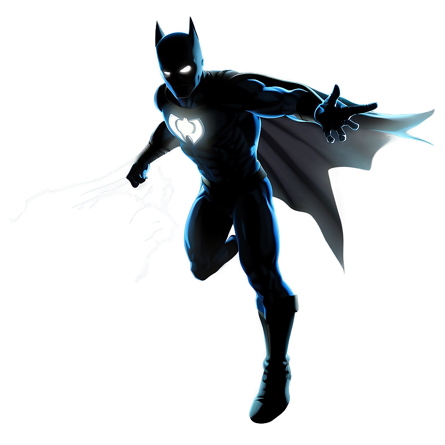 Superhero Silhouette PNG 05062024 PNG with transparent background