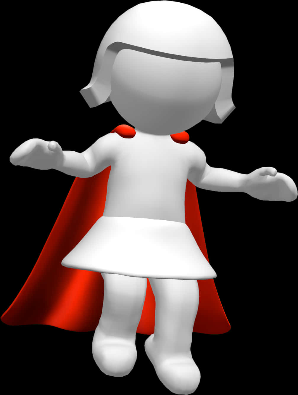 3d Women Flying 02 - Cartoon, HD Png Download PNG image with a transparent background, free high-resolution download