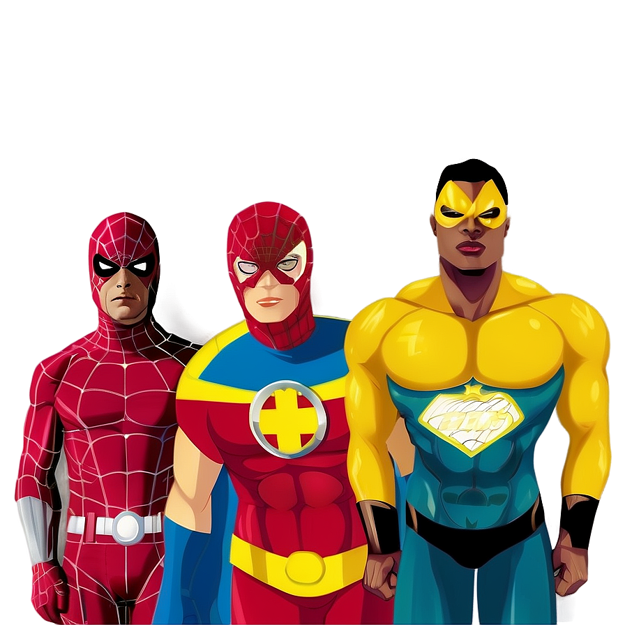 Superhero Team PNG inp32 PNG with transparent background