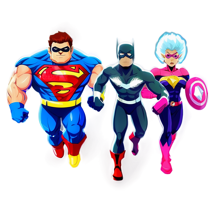 Superhero Team PNG vrd PNG with transparent background