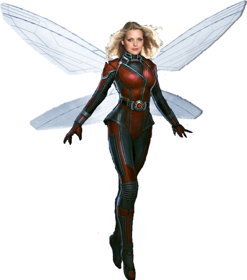 Superhero Wasp Costume PNG with transparent background