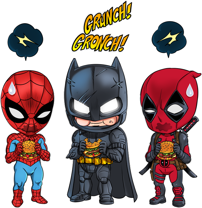 Transparent Spiderman Mask Png - Deadpool Spiderman And Batman, Png Download PNG with transparent background