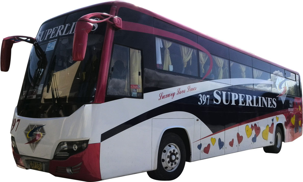 Superlines Tour Bus397 PNG with transparent background