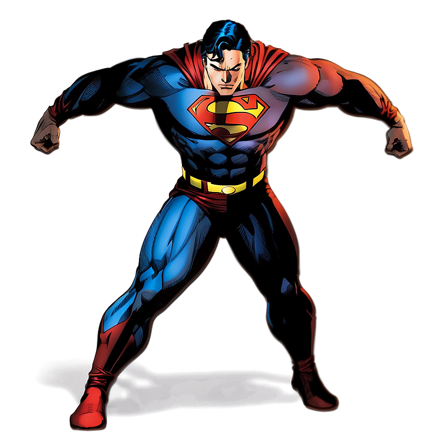 Superman Comic Art PNG dfa34 PNG with transparent background