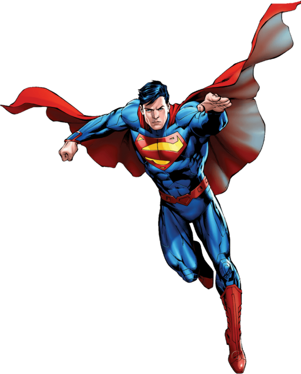 Superman Flying Heroic Stance