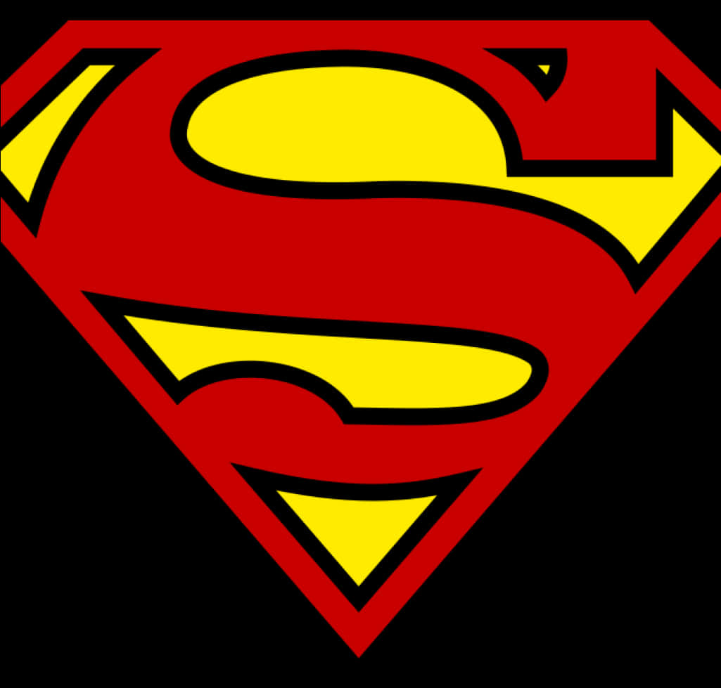 Superman Logo Iconic Red Yellow