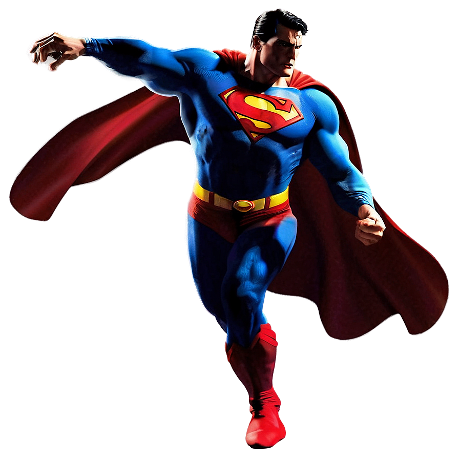 Superman Silhouette PNG qui PNG with transparent background