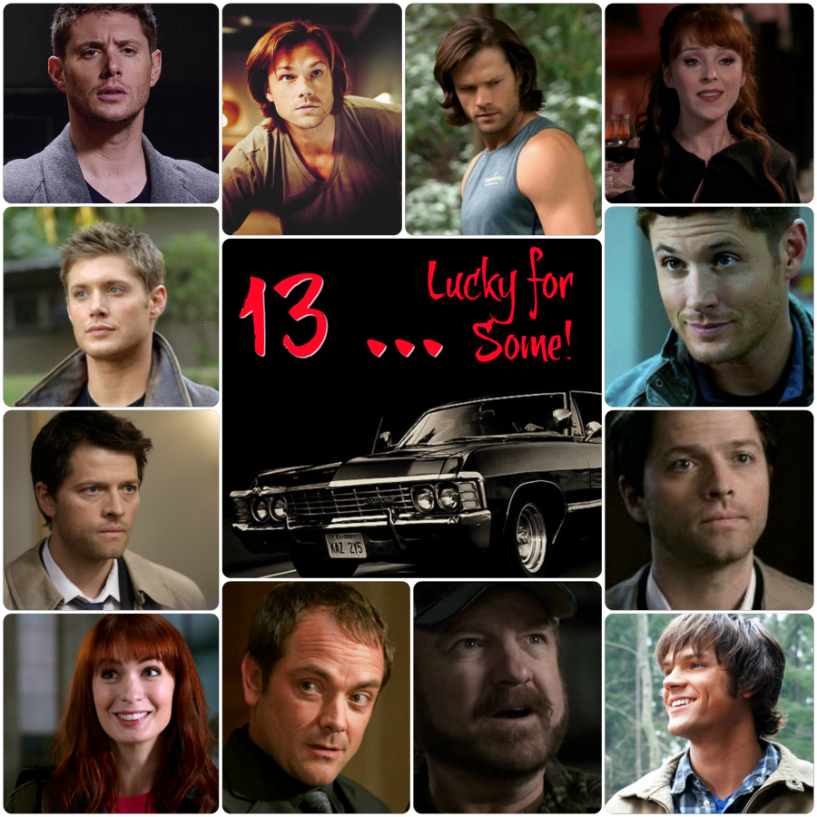 Supernatural Cast Collage13 Lucky Number