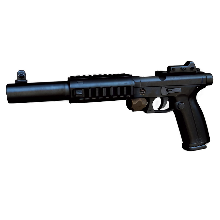 Suppressed Pistol Png 10