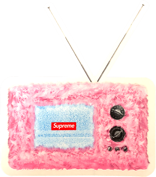 Supreme Branded Fuzzy Television