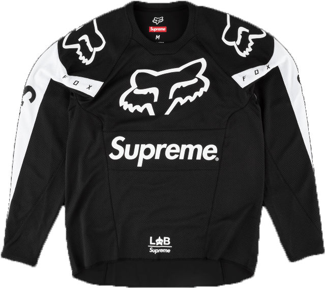 Supreme Fox Racing Black, HD Png Download PNG with transparent background