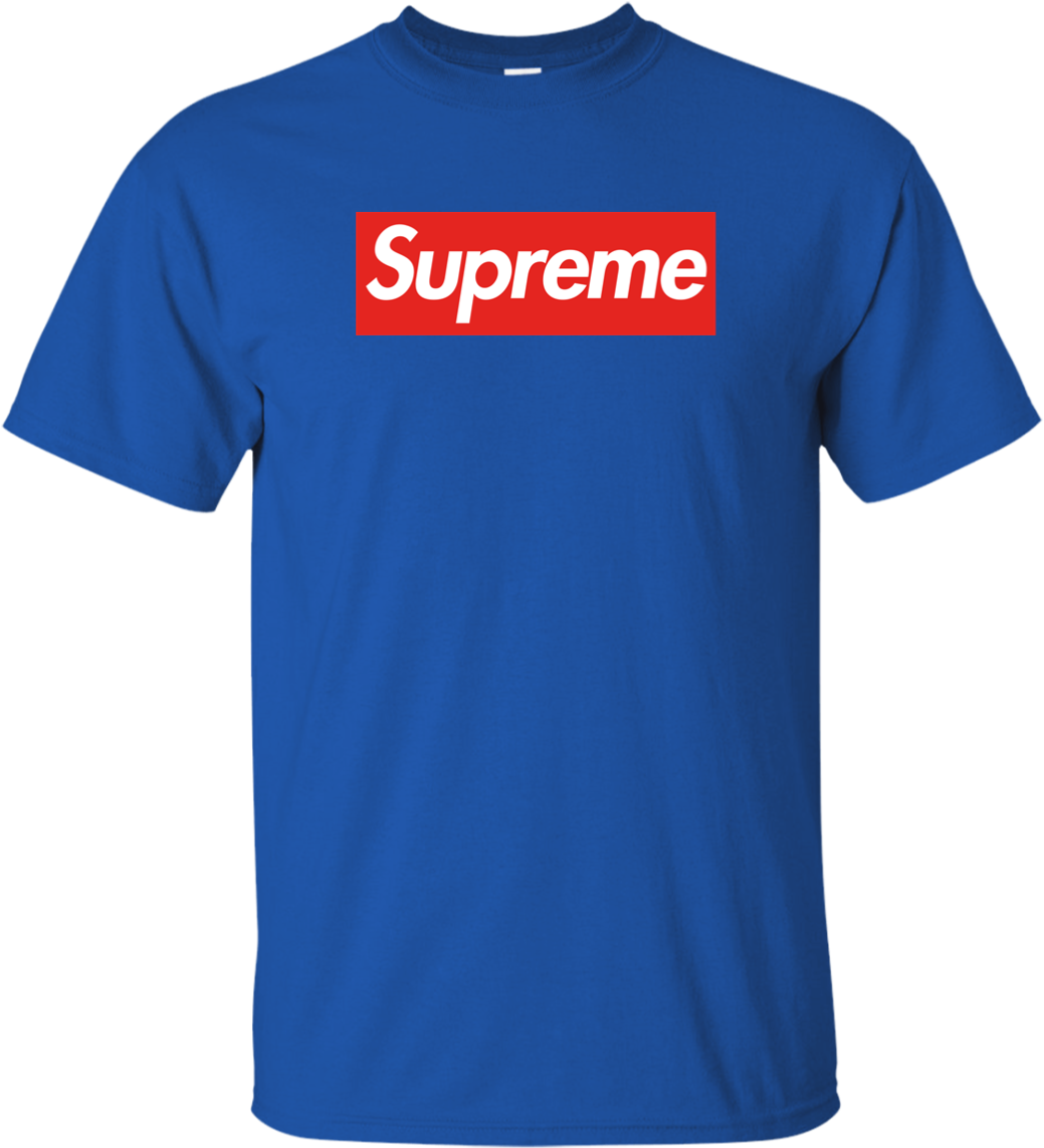 Supreme Shirt - Royal - Shipping Worldwide - Ninonine'- Supreme, HD Png Download PNG with transparent background