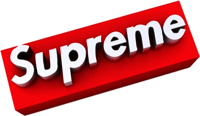 Supreme Logo3 D Rendering