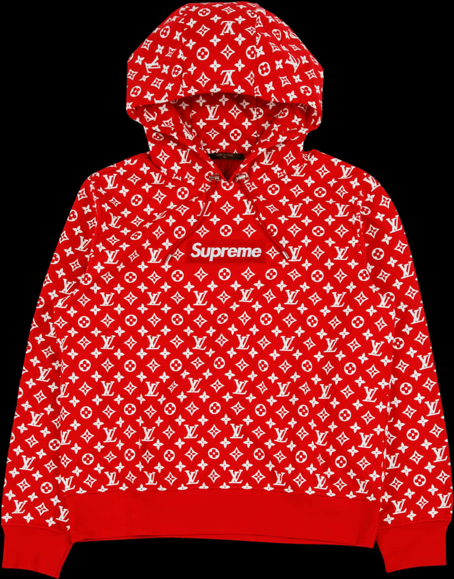 Supreme Louis Vuitton Hoodie, HD Png Download PNG with transparent background
