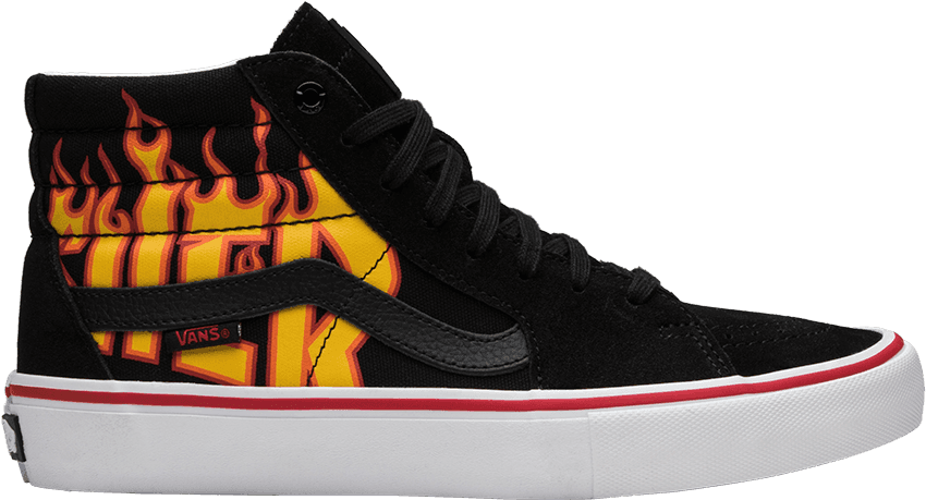 Supreme X Sk8 Hi 'glow In The Dark Skull Pile - Vans X Thrasher Sk8, HD Png Download PNG with transparent background