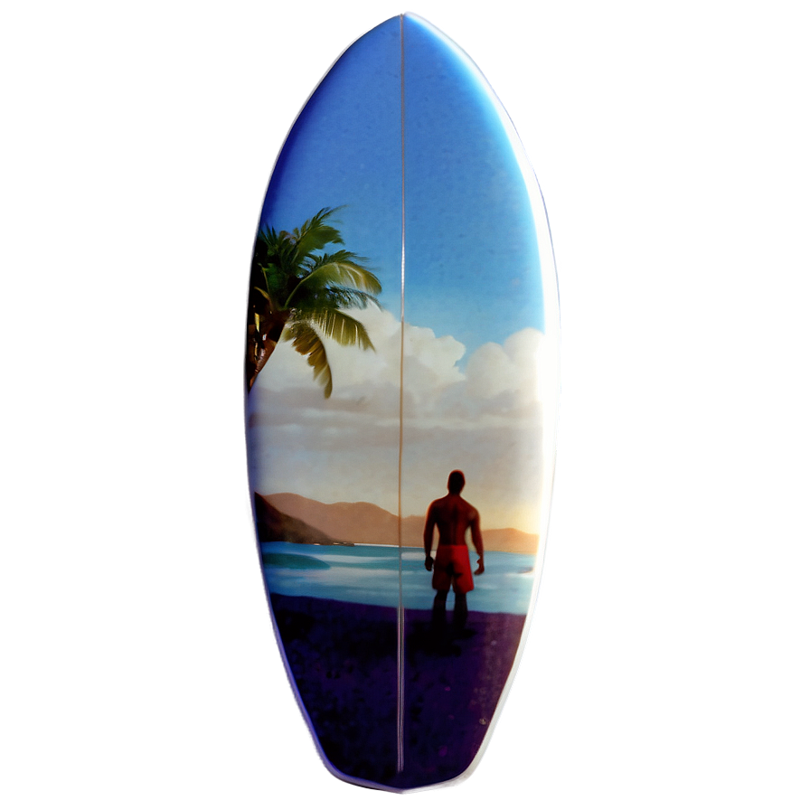 Surfboard Under The Sun Png 05242024