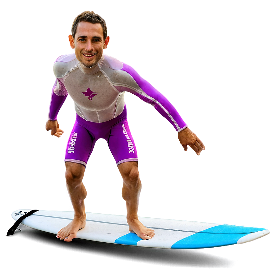 Surfer In Full Gear Png Dxu64