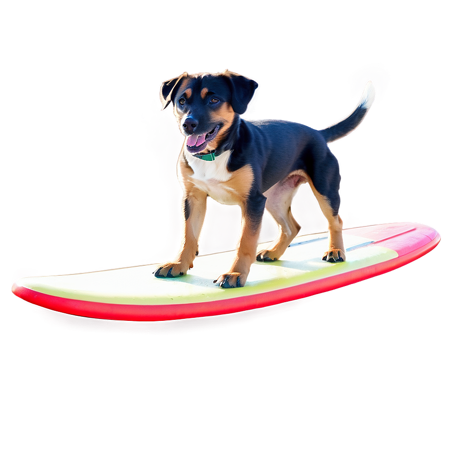 Surfing Dog PNG nef5 PNG with transparent background
