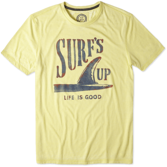 Men's Surf's Up Vintage Dockside Tee - Active Shirt, HD Png Download PNG with transparent background