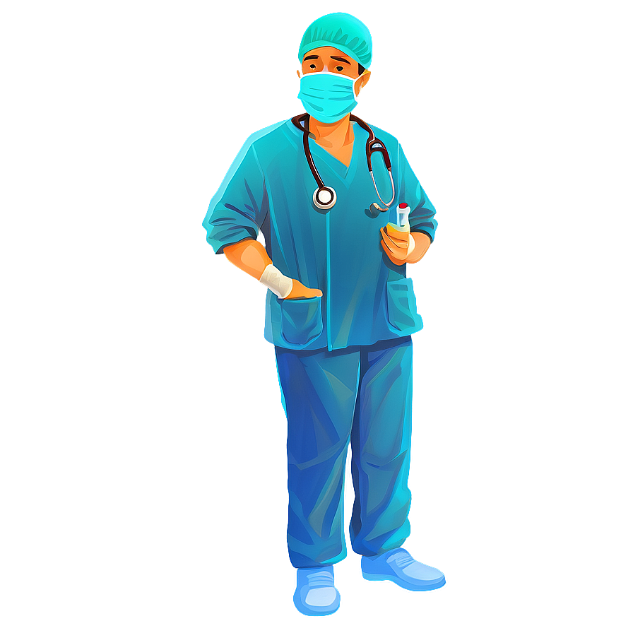Surgeon Doctor Cartoon PNG 06212024 PNG image with a transparent background, free high-resolution download
