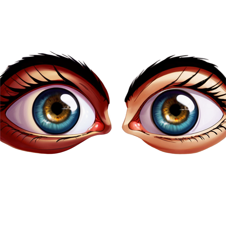 Surprised Anime Eyes Png Euk82