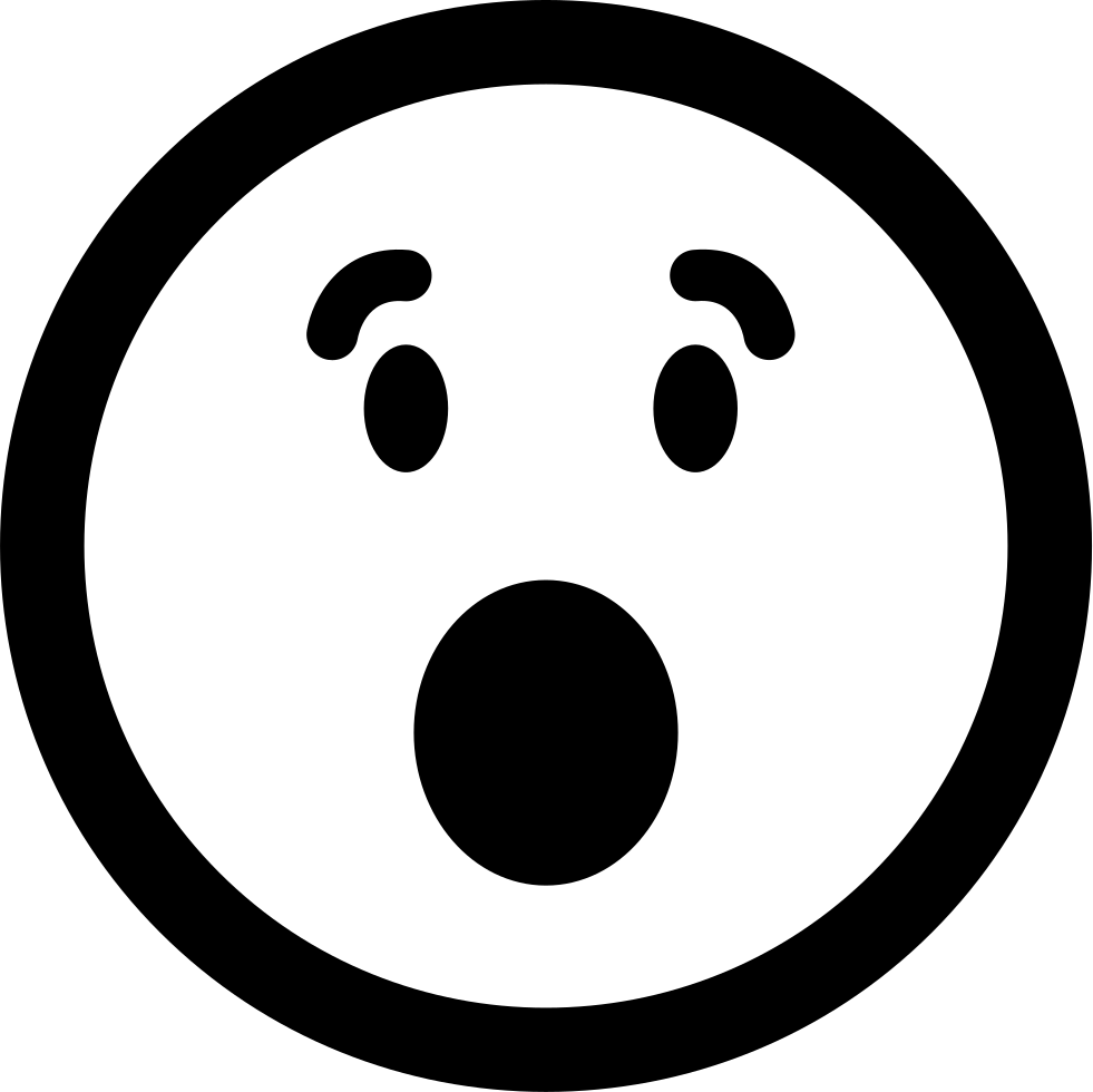Surprised Emoticon Square Face With Open Eyes And Mouth - Modaal Just Killin, HD Png Download PNG with transparent background