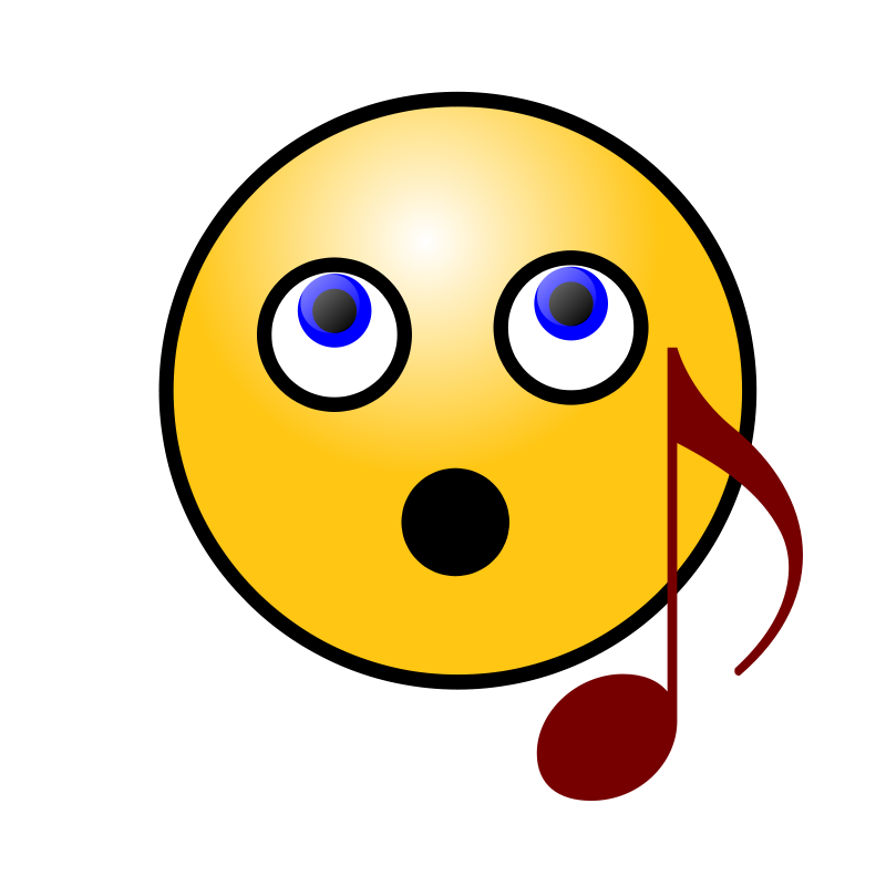 Surprised Music Note Emoji