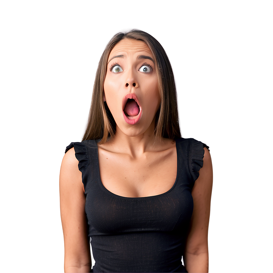 Surprised Open Mouth Clipart Png 61