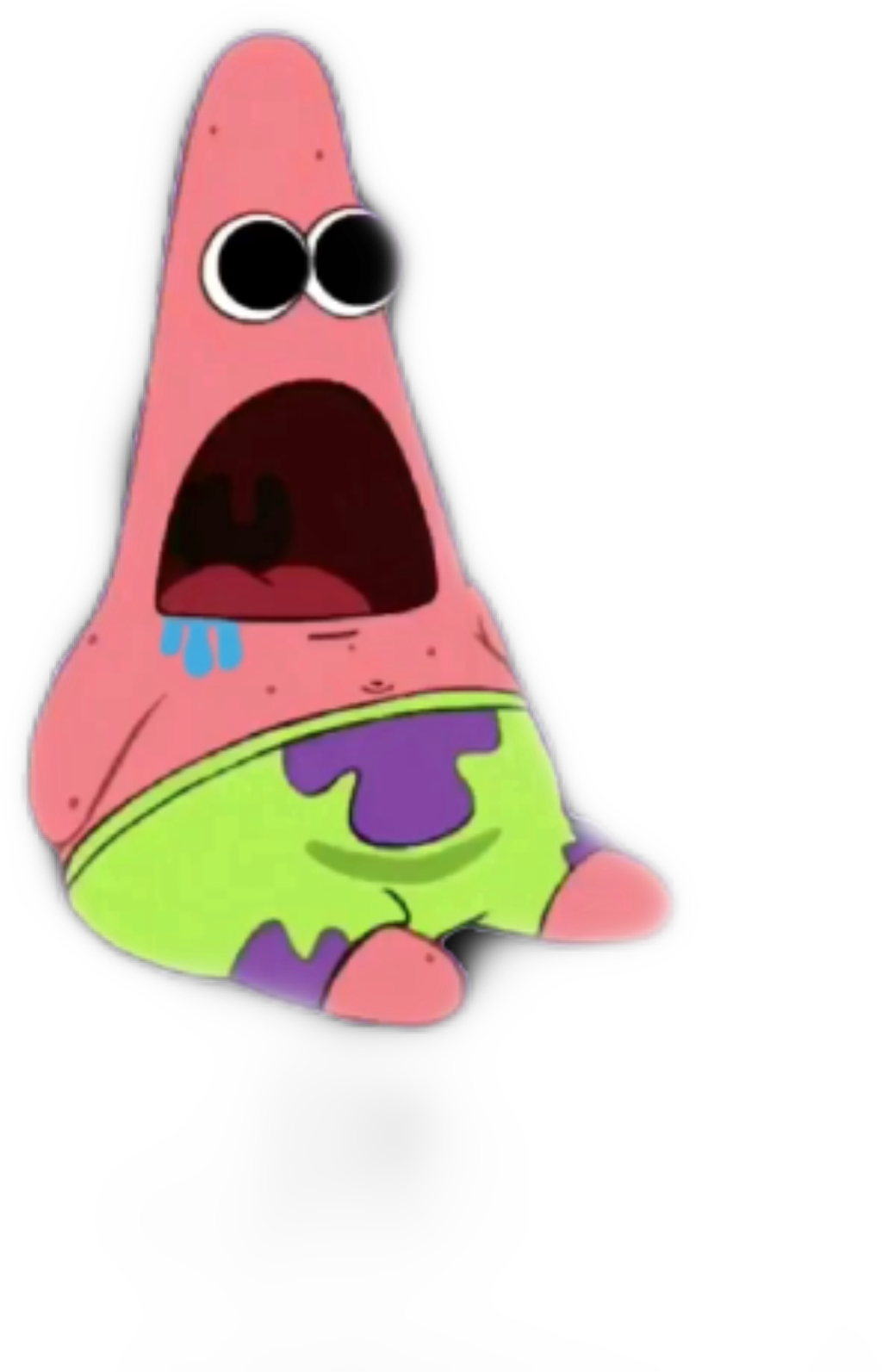 Surprised Patrick Star Cartoon