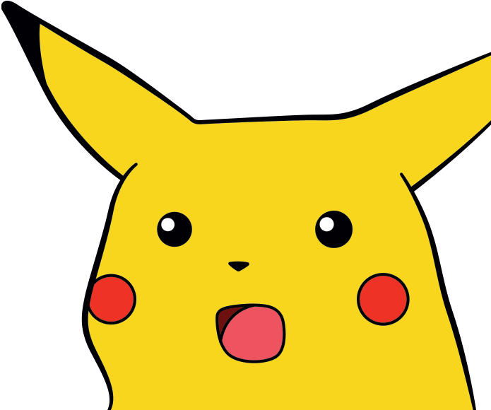 Surprised Pikachu PNG Clipart PNG with transparent background