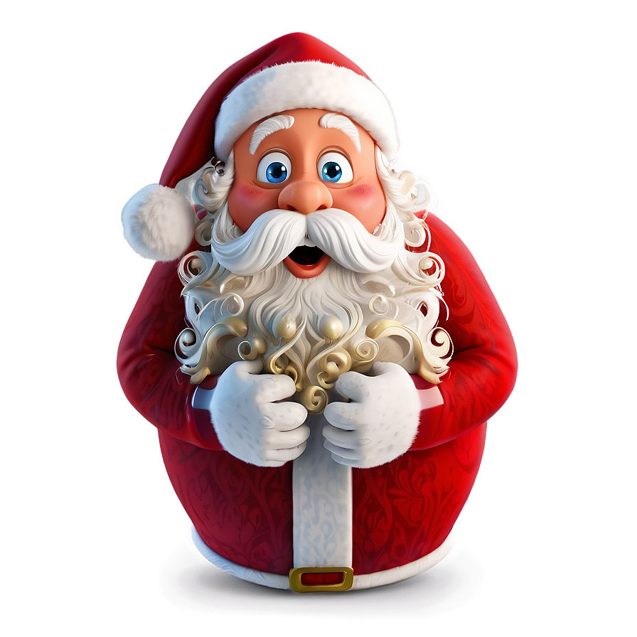 Surprised Santa Cartoon Png 49