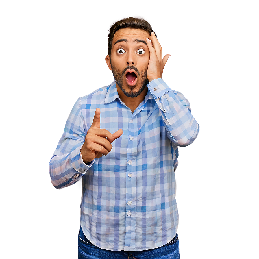 Surprised Shock Emotion PNG 06202024 PNG with transparent background