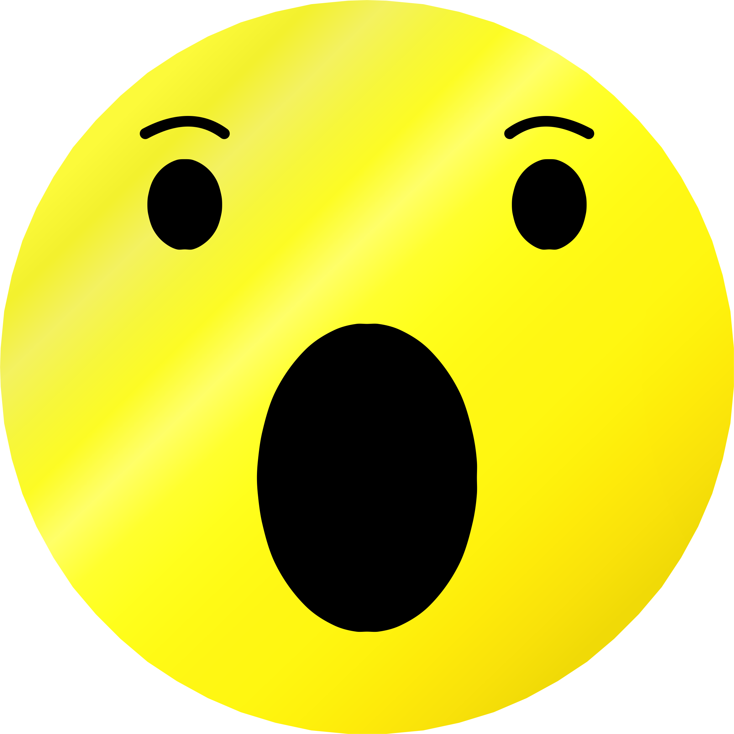 Transparent Surprised Emoji Png - Surprised Facebook Emoji, Png Download PNG with transparent background