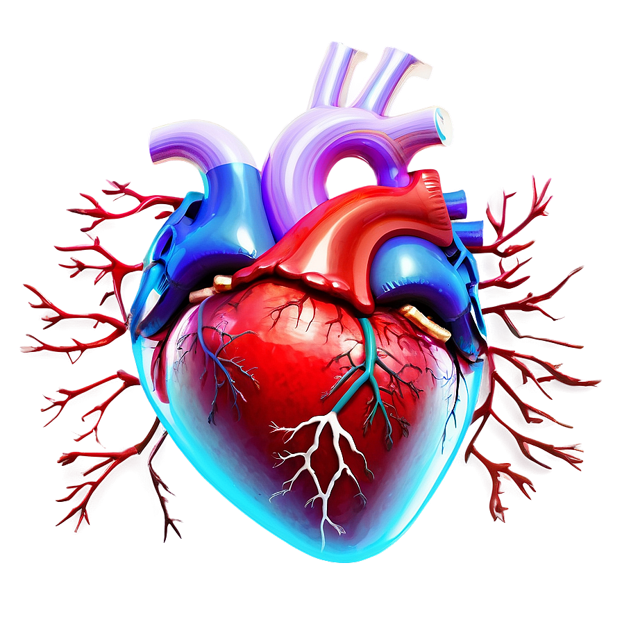 Surreal Anatomical Heart Png Rne