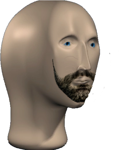 Surreal Bearded Bust