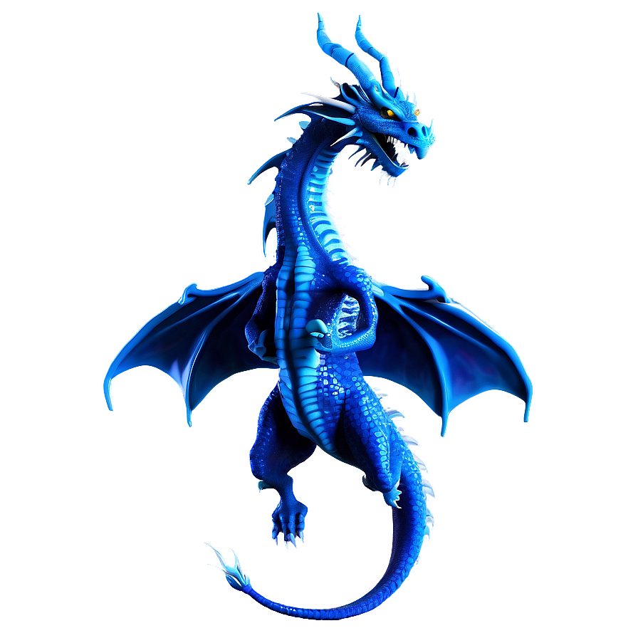 Surreal Blue Dragon Png Cvb25