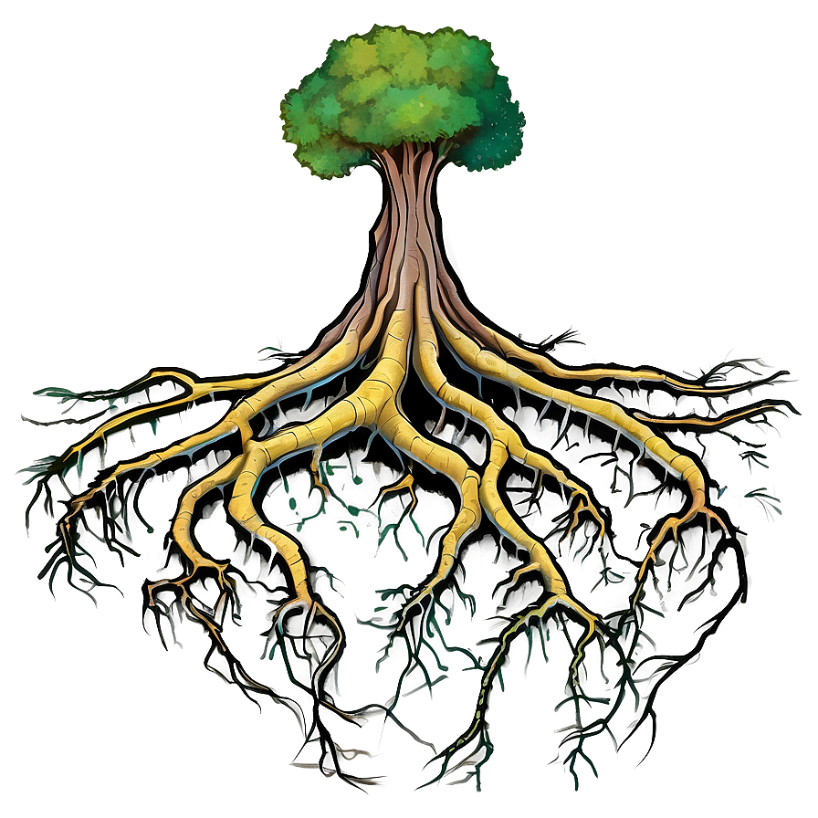 Surreal Tree Roots Concept Png Mqy24