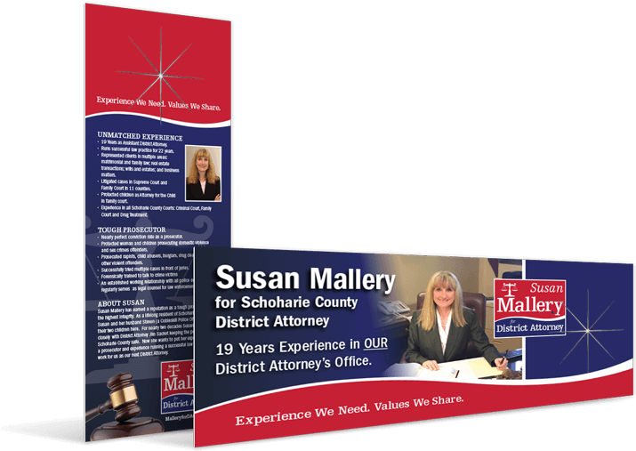 Susan Mallery District Attorney Campaign Materials