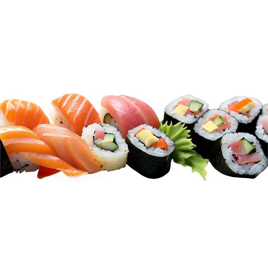 Sushi And Sashimi Feast Png Wel98