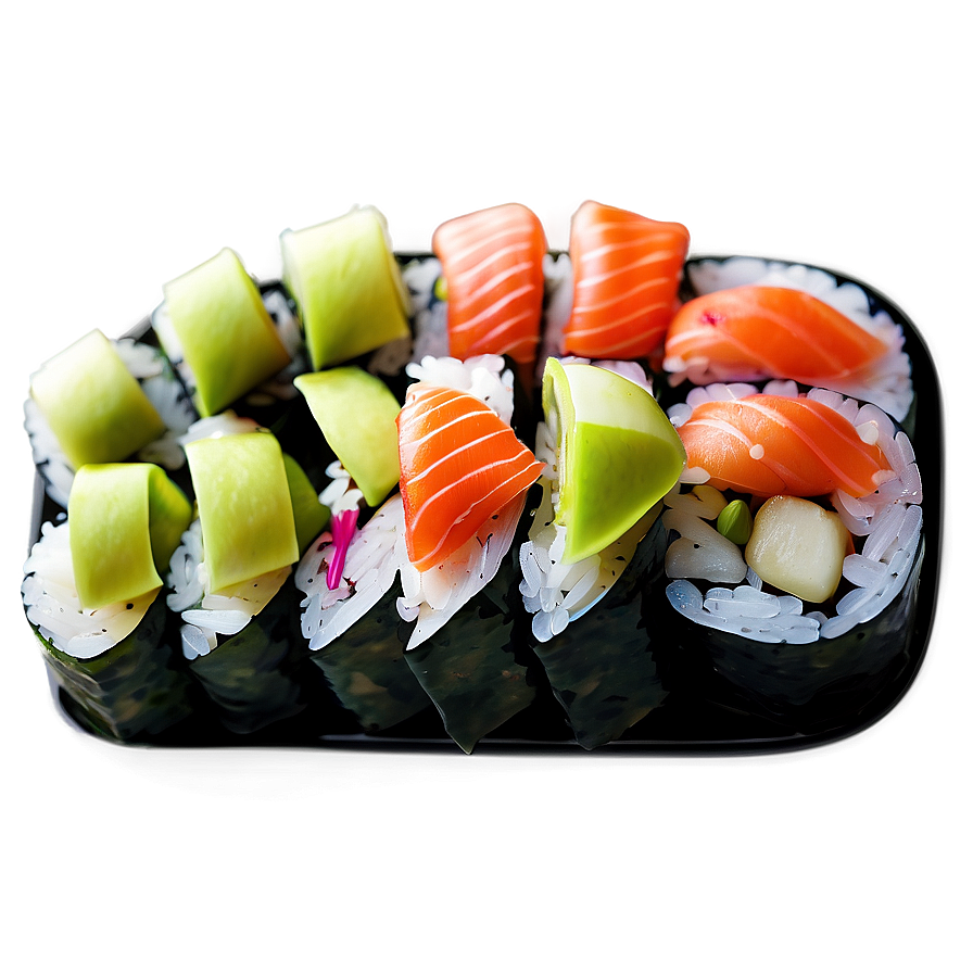 Sushi Plates Design Png Xee47