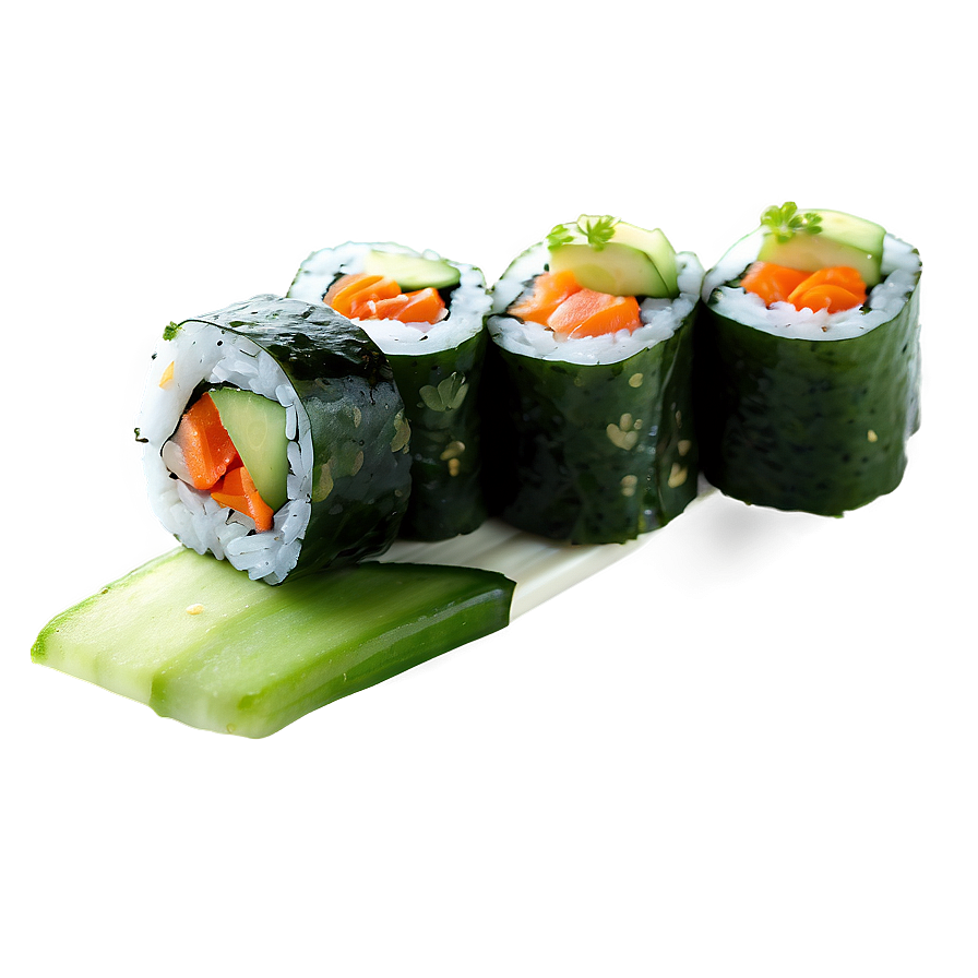 Sushi Roll With Cucumber Png 41