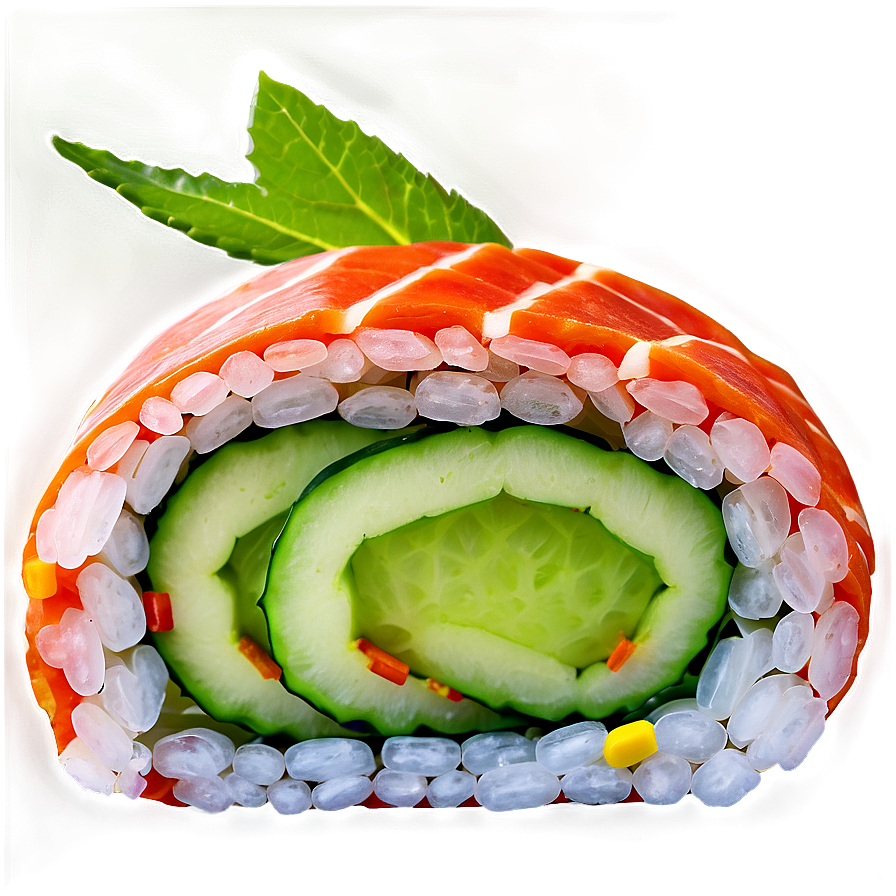 Sushi Roll With Cucumber Png 42