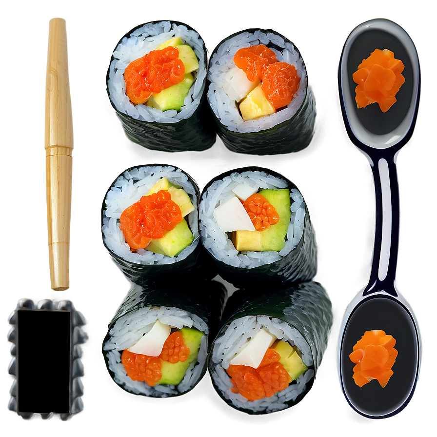 Sushi Roll With Roe Png 05212024