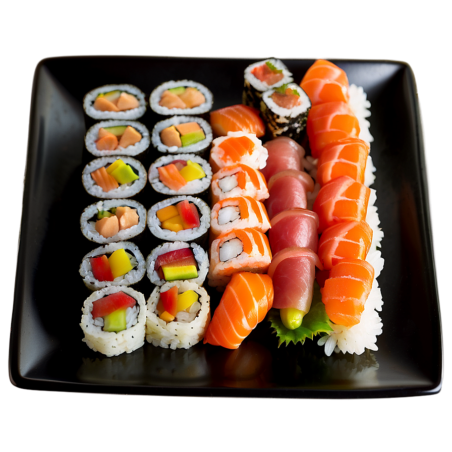 Sushi Sampler Platter Png Suu