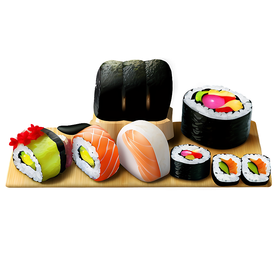 Sushi Set Japan Png 06112024