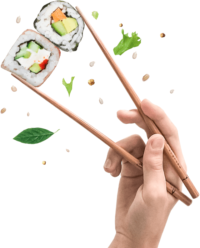 Sushi Png Image - Hand With Sushi Png, Transparent Png PNG with transparent background