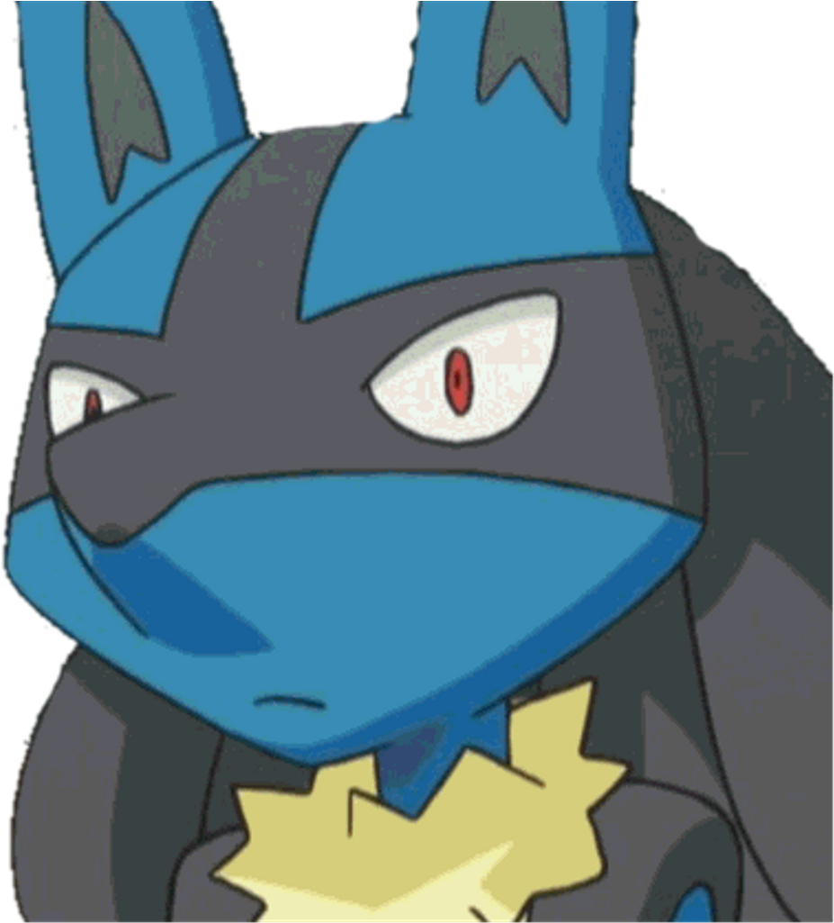 Suspicious Lucario Meme