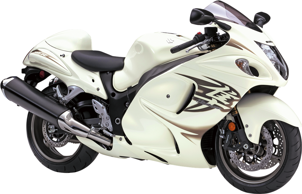 Suzuki Sportbike White Background