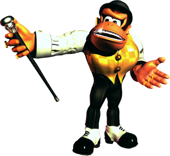 Swanky Kong Dkc3 - Donkey Kong Swanky Kong, HD Png Download PNG with transparent background