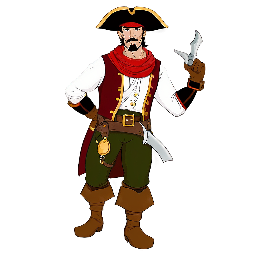 Swashbuckling Rogue Pirate Png 15